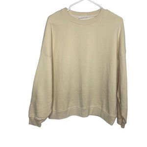 MNG neutral cream sweatshirt size XS/S oversized